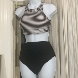 Swimsuit Zaful bottom NWOT w/ razor back top